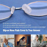 NLQHOPTS repuestos nariz gafas silicona ergonómicas para mayor comodidad.