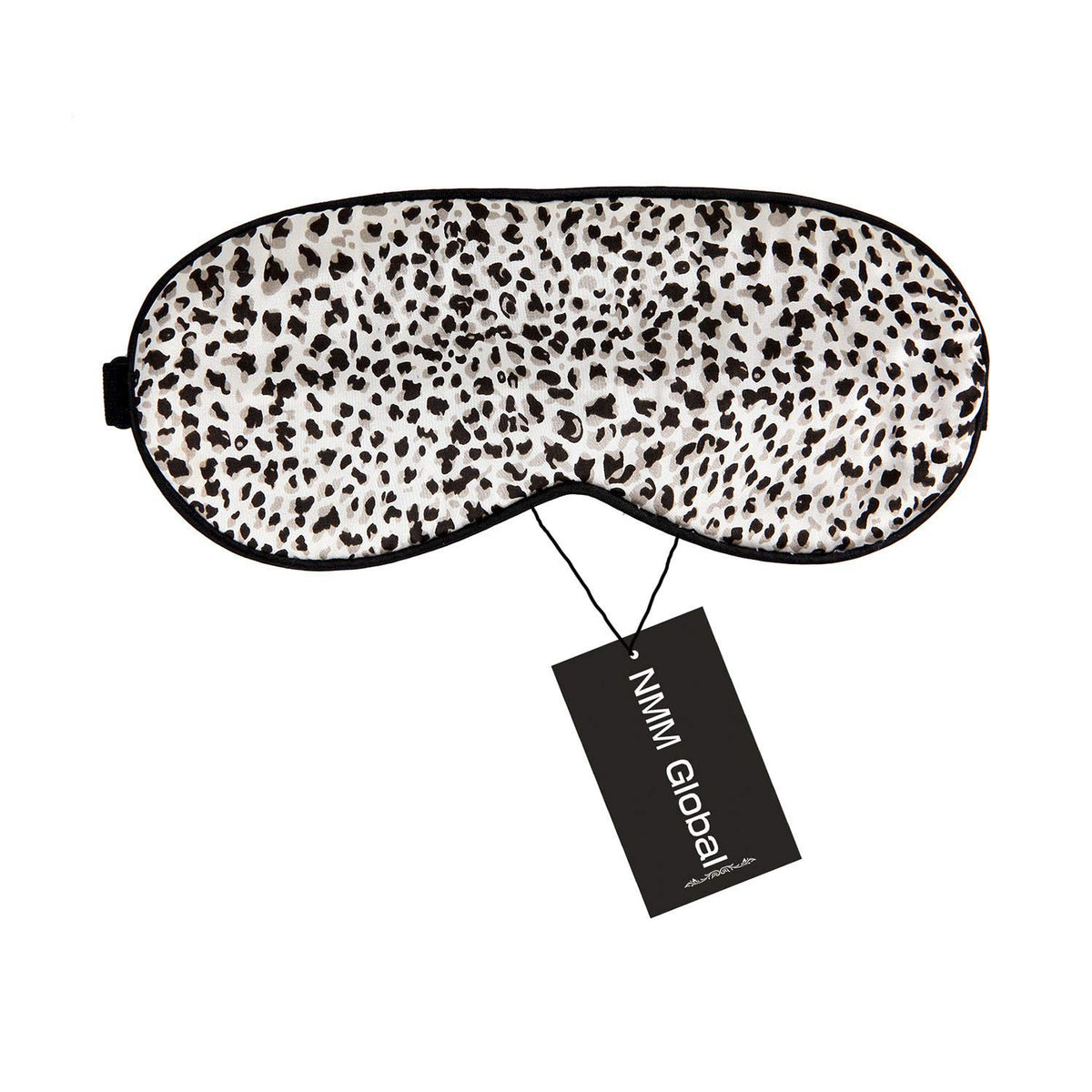 Antifaz de seda morera NMM Global Leopardo para dormir cómodo y oscuro