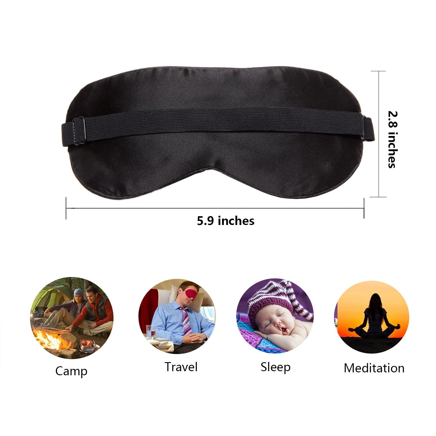 NMM Global niño durmiendo con máscara, escenario ideal para siestas tranquilas.