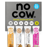 No Cow barra proteína vegan 20 g, snack energizante para entrenamiento.