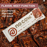 No Cow barra proteina vegan chocolate fudge brownie sin lactosa: disfrutar sin límites.