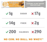 No Cow sampler pack de barras veganas, prueba sabores variados.