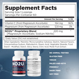 Agua para la dosis NO2U Bryan Nitriceuticals, toma fácil y rápida