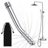 Nobgum, conjunto de ducha en metal enema, listo para uso inmediato y limpieza fácil.