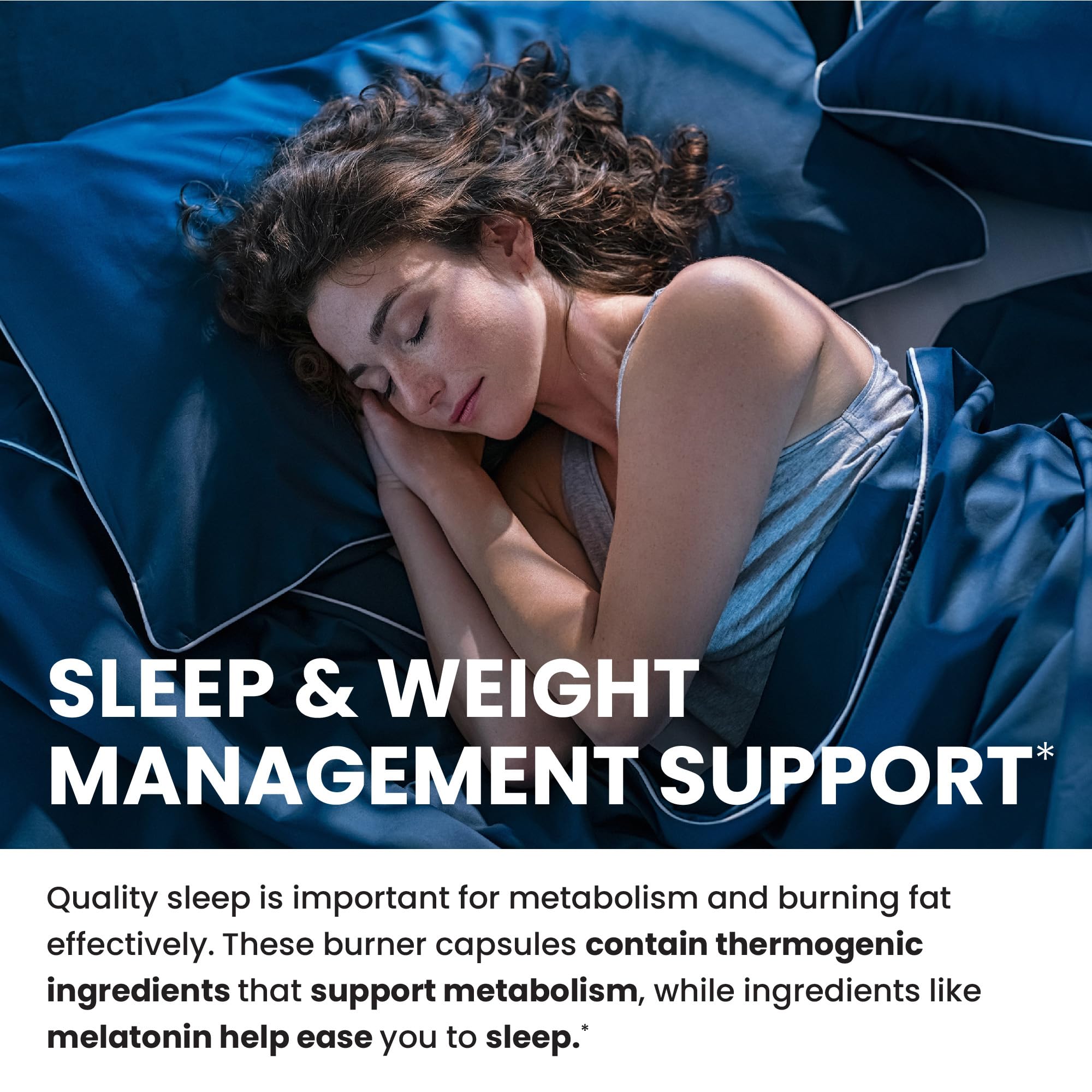 Nobi Nutrition cápsulas nocturnas en su envase para facilitar la rutina de sueño.