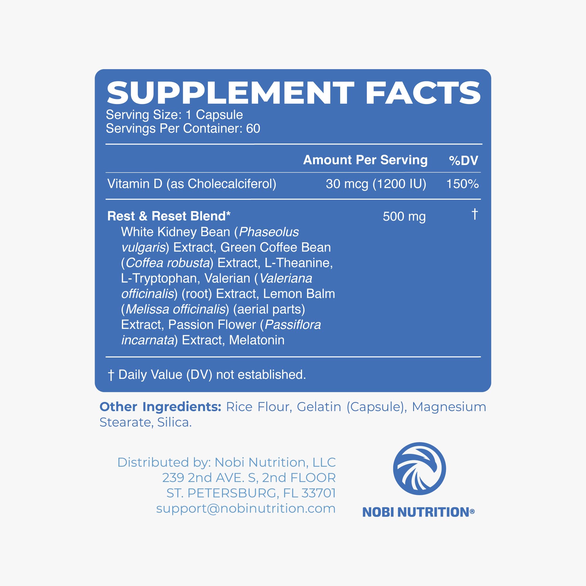 Calidad GMP de Nobi Nutrition verificada para este producto