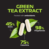 Nobi Nutrition EGCG en té verde, antioxidante natural.