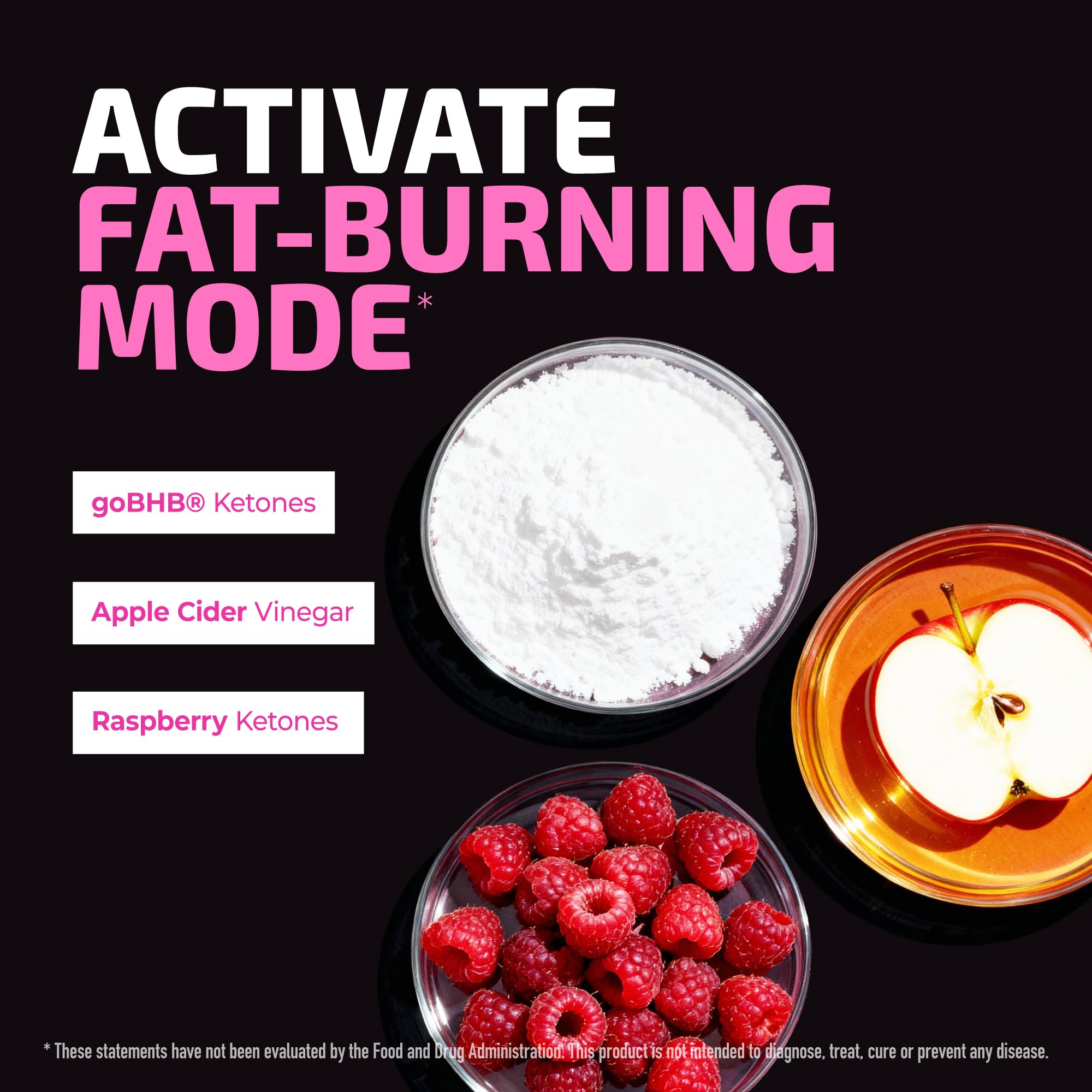 Nobi Nutrition: ingredientes clave: BHB, vinagre de manzana y ketonas de frambuesa.