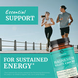 Nobi Nutrition Magnesium Malate 1500mg, primer plano de cápsulas, digestión suave