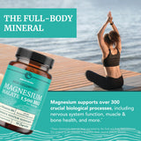 Nobi Nutrition Magnesium Malate 1500mg, uso diario sugerido para energía sostenida