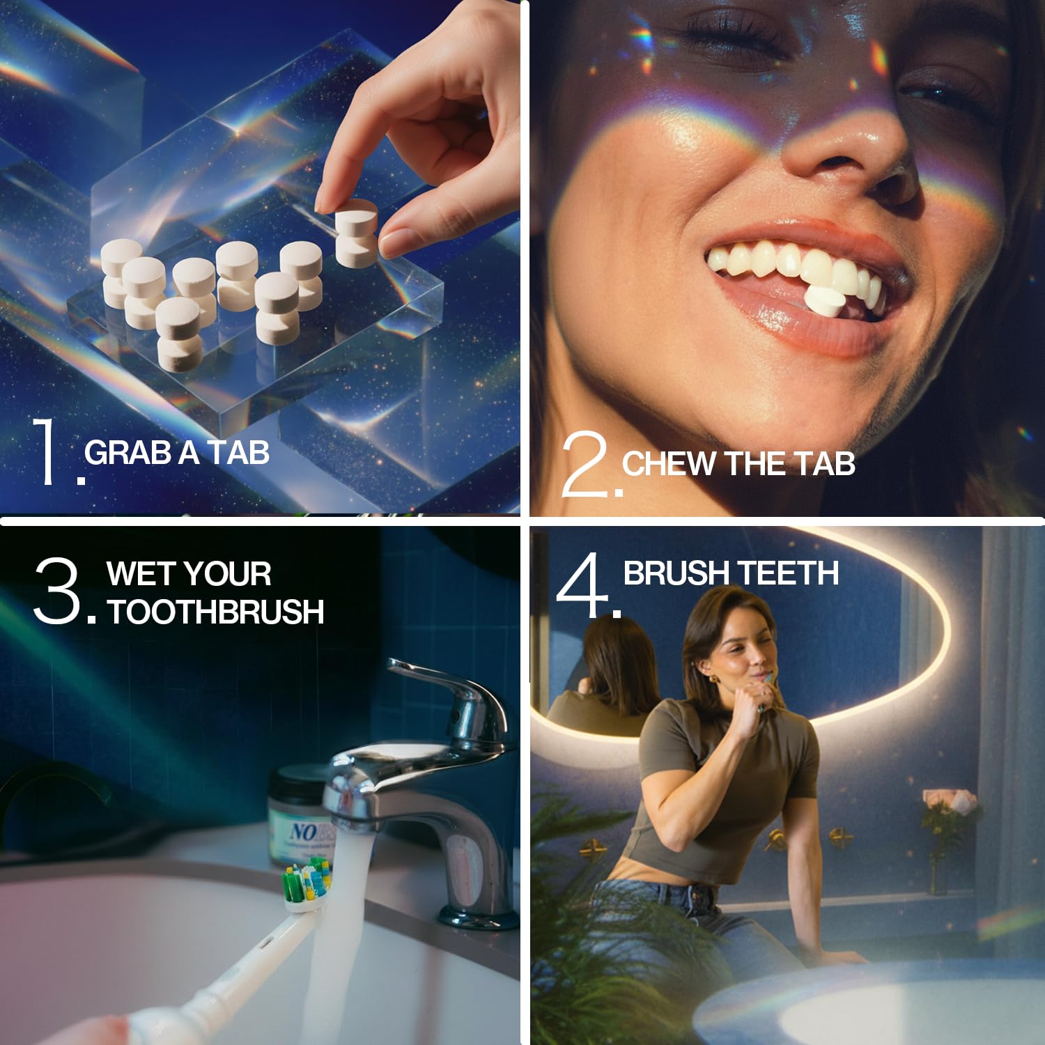 NOBS pastillas dentales con fluoruro para protección diaria