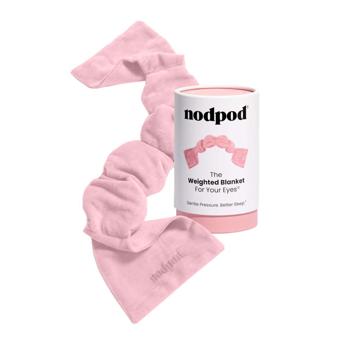 Nodpod máscara de peso suave para dormir cómodo y relajado.