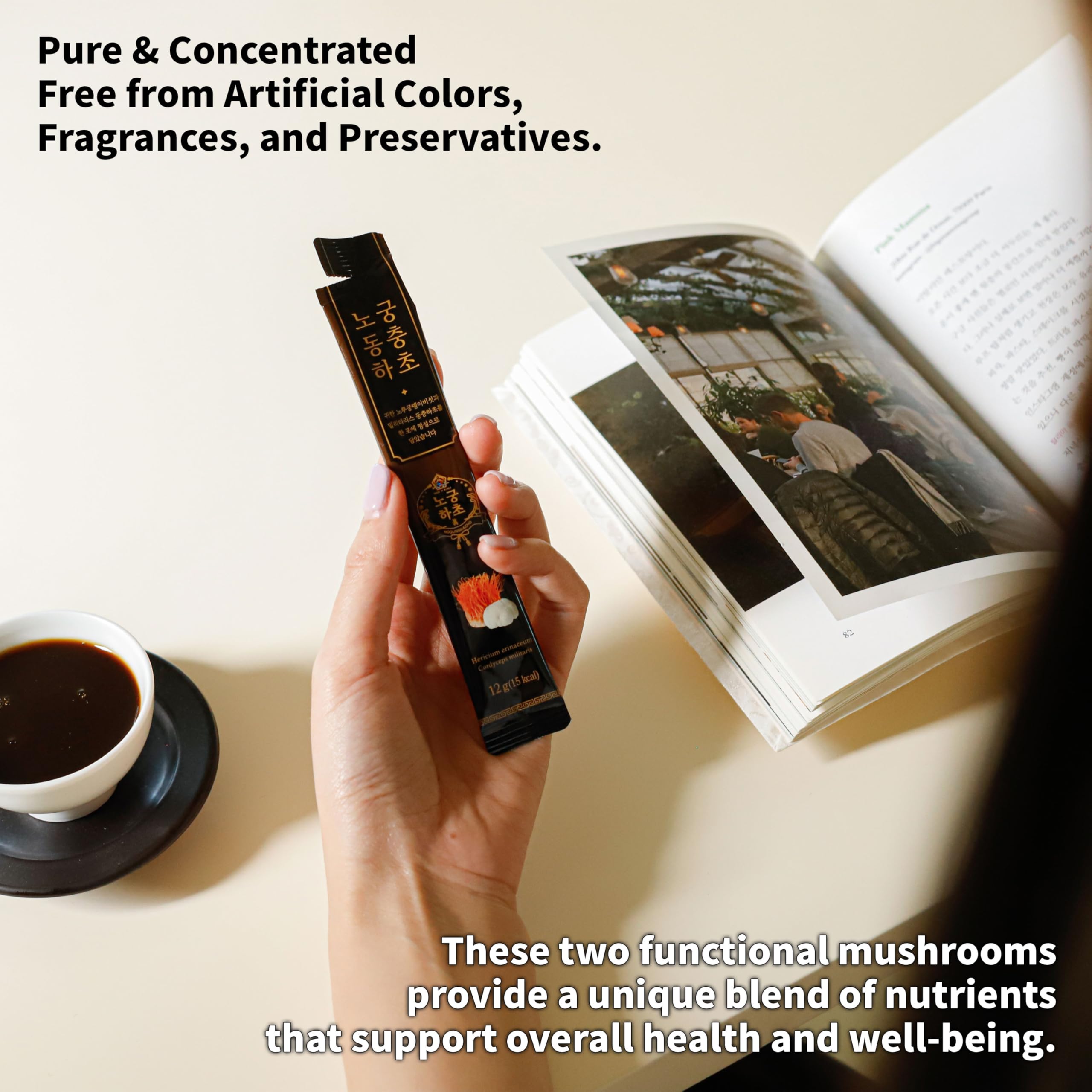 Nogung Dongchunghacho, contenedor-stick, práctico para consumo diario en casa o trabajo.
