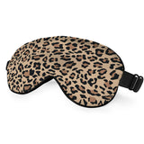NOHSHE mascarilla sueño leopard imprime bloquea la luz para descansar