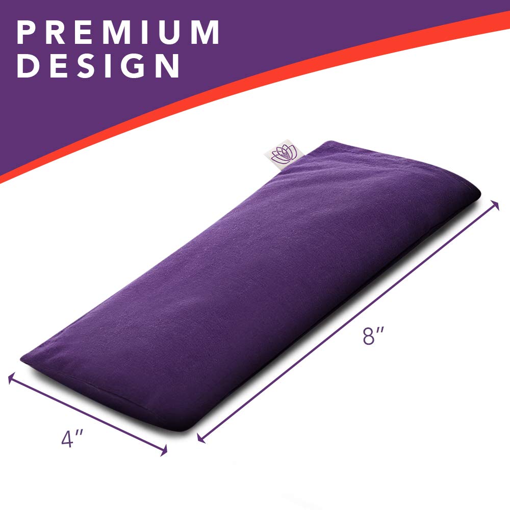 Nolava Designs Lotus Eye Pillow ideal para savasana y relajación.