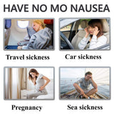 NoMo Nausea pulsera aroma menta, sensación refrescante para comenzar el día