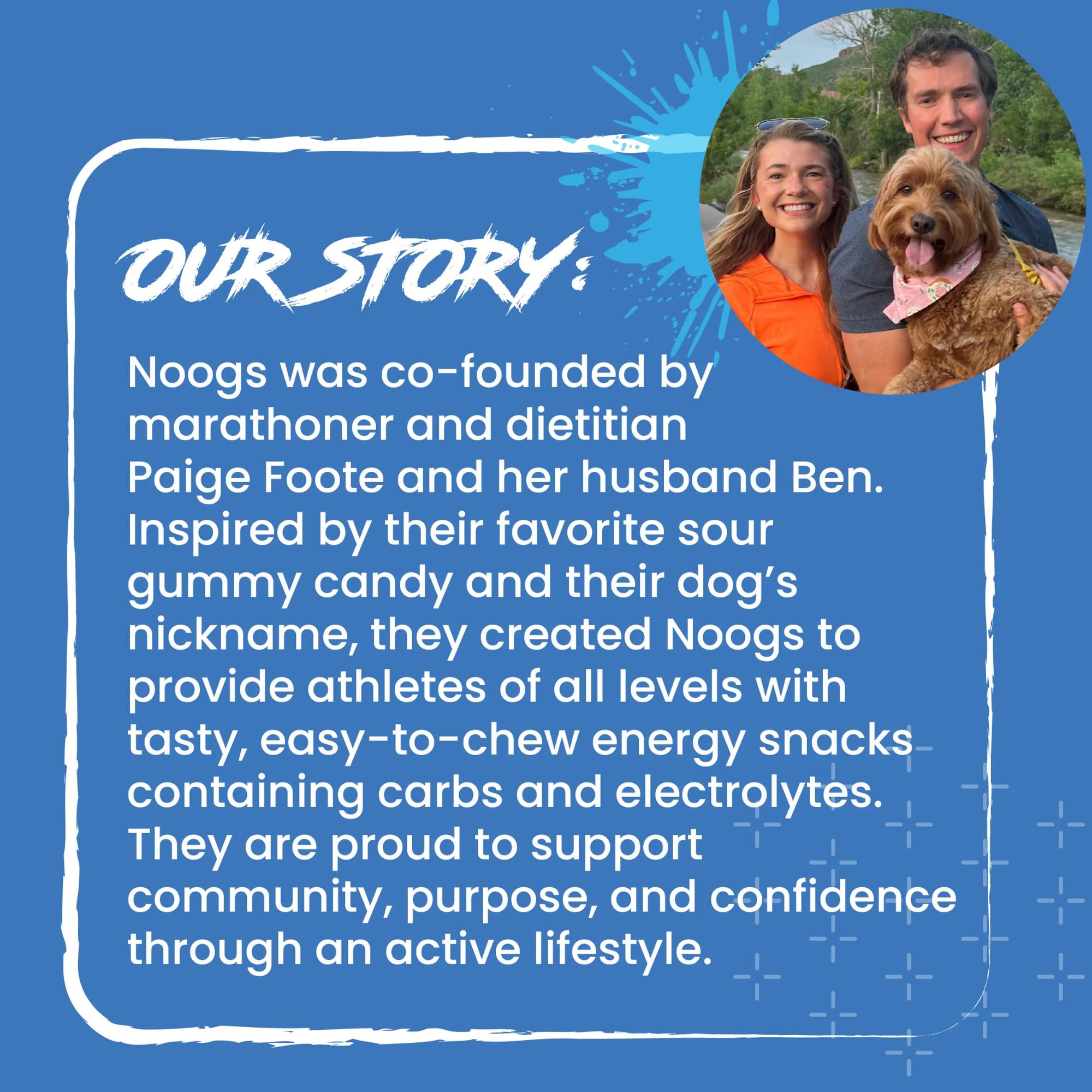 Noogs gomas energéticas para carreras y entrenamientos, comodidad y sabor.