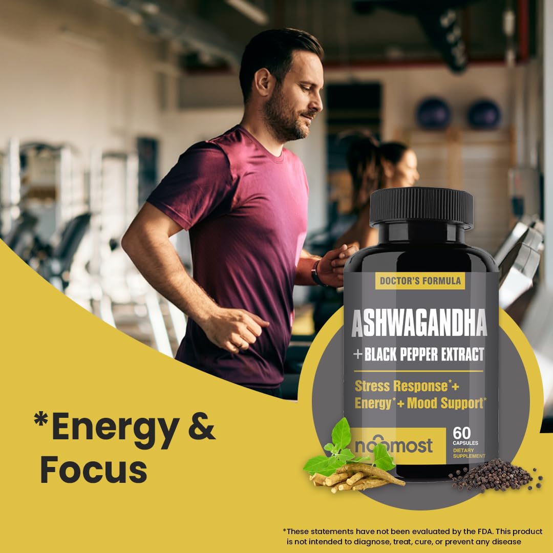 NooMost Ashwagandha cápsulas, fabricado en EE. UU.: control de calidad.