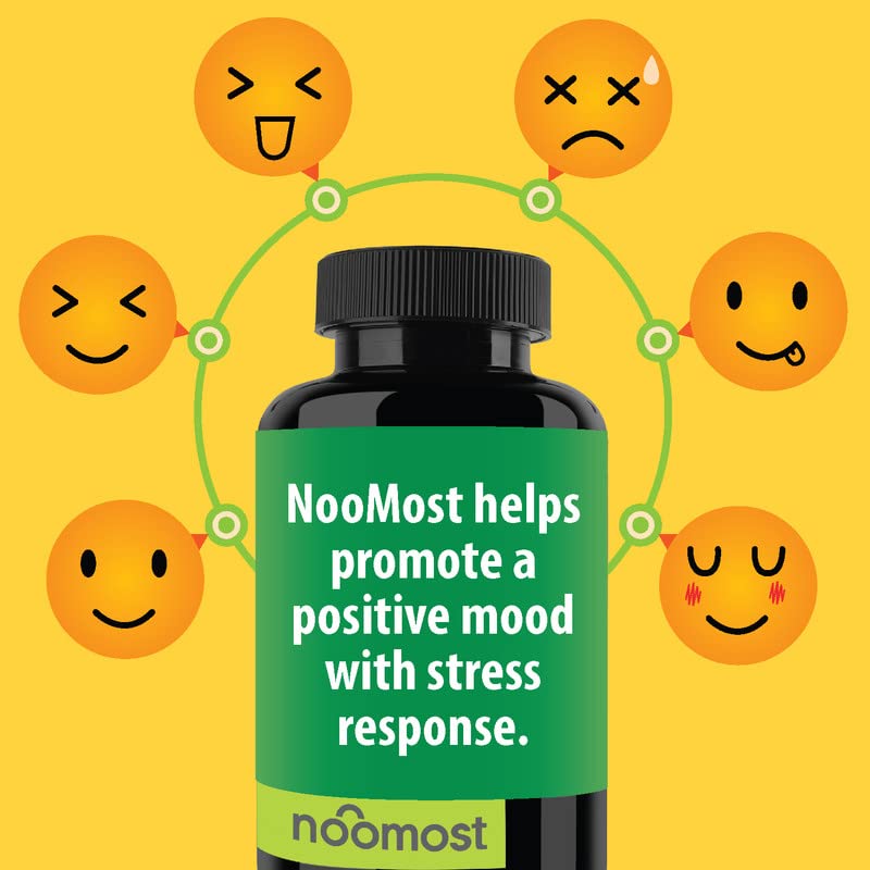 NooMost Mood Support empaque compacto para llevar a casa o oficina