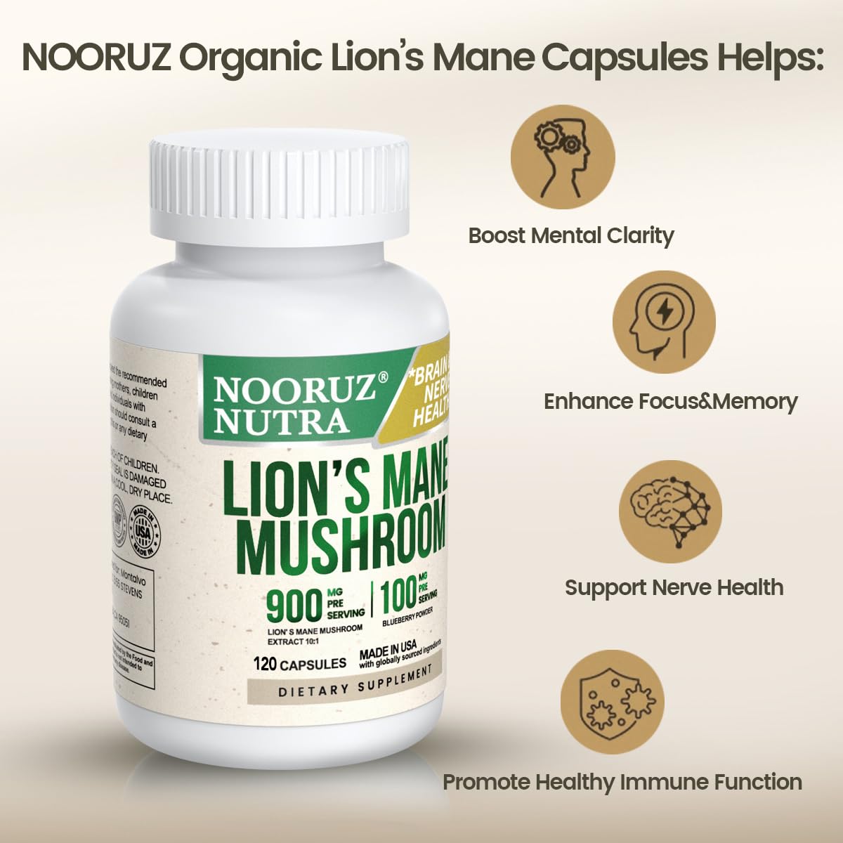NOORUZ cuerpo fructificado: fuente de bioactivos naturales.