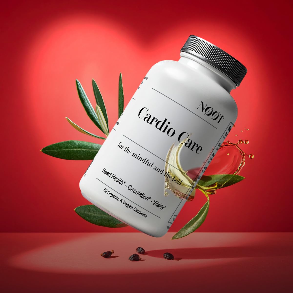 NØØT Cardio Care: hojas de olivo, fuente de antioxidantes para el día a día.