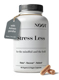 NOOT Stress Less: botella frontal lista para uso diario y apoyo emocional.