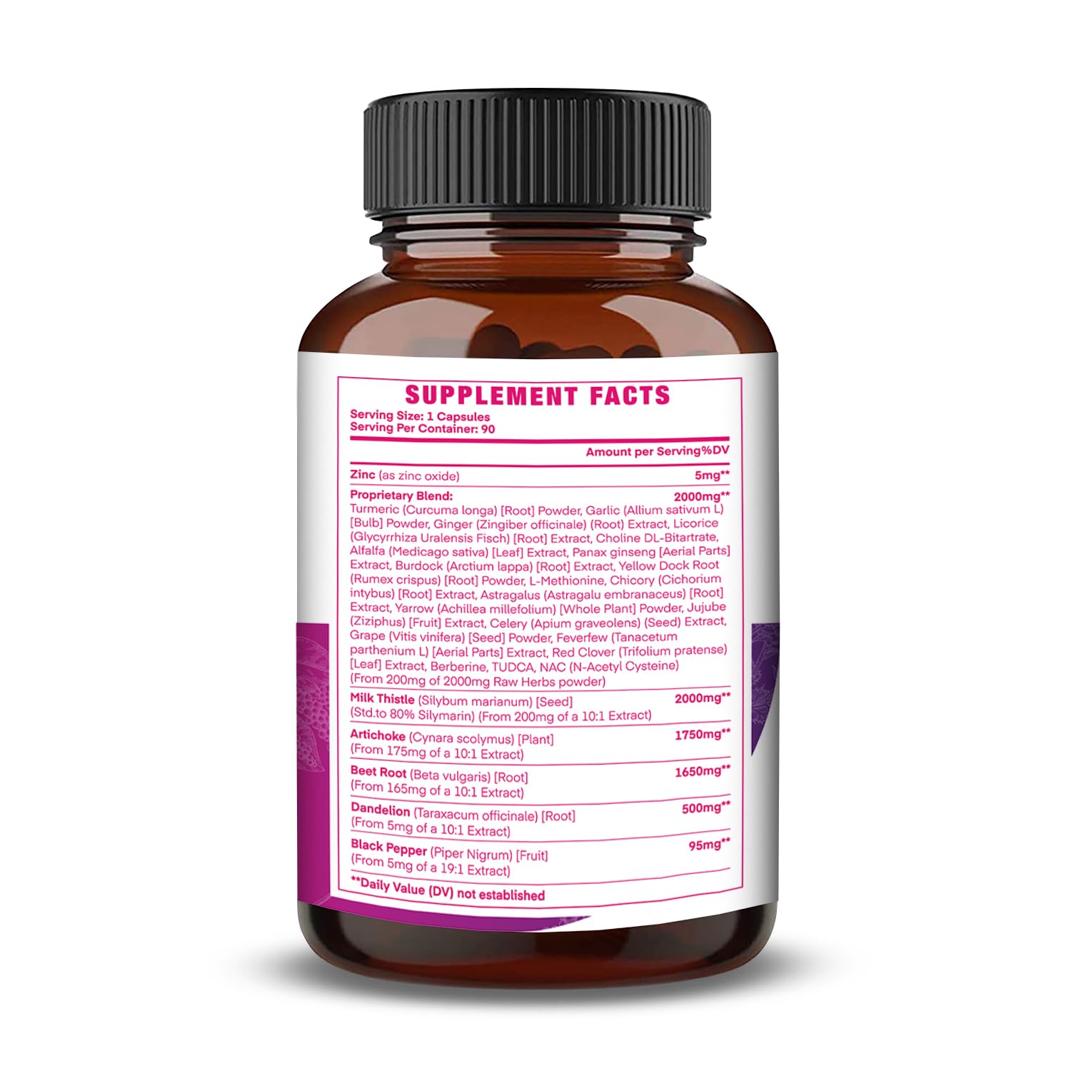 Etiqueta del producto Nootrilabs Naturals con información clara