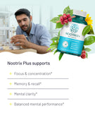 Nootrix Brain Plus: etiqueta clara ayuda a conocer vitaminas para rendimiento cognitivo