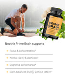 Nootrix Prime: cápsulas visibles que inspiran enfoque.