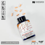 Nootropics Depot azafrán cápsulas para equilibrio emocional.