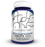 Nootropics Depot Beta-Ecdysterone, tabletas 500 mg, posible fortalecimiento.