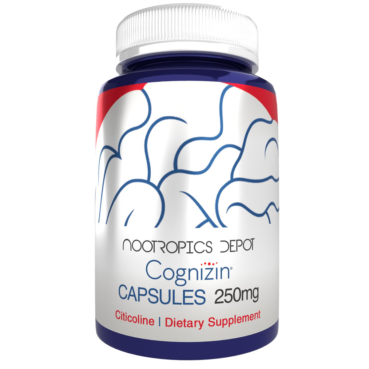 Cognizin Citicoline de Nootropics Depot, cápsulas para enfoque diario