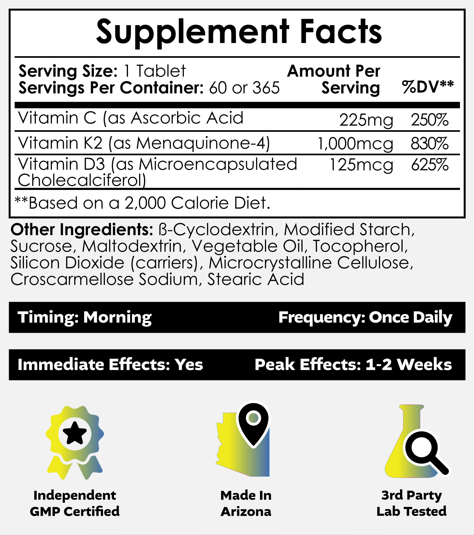 Nootropics Depot D3 K2 cápsulas en mano, posible aumento de energía