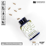 Nootropics Depot Ecklonia cava capsulas en blister, dosificacion diaria facil.