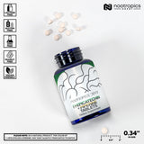 Nootropics Depot Epicatechin tabletas en mano, uso diario y resistencia.