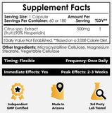 Nootropics Depot Hesperidina, etiqueta frontal, ayuda potencial para bienestar general.
