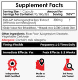 Frasco de Nootropics Depot KSM-66 Ashwagandha listo para uso diario