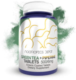 Nootropics Depot tableta de té verde 500 mg, envase de 60 tabletas.