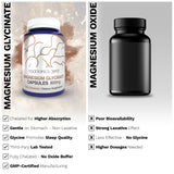 Uso diario de Nootropics Depot magnesio glicinato para apoyo muscular y nervioso.