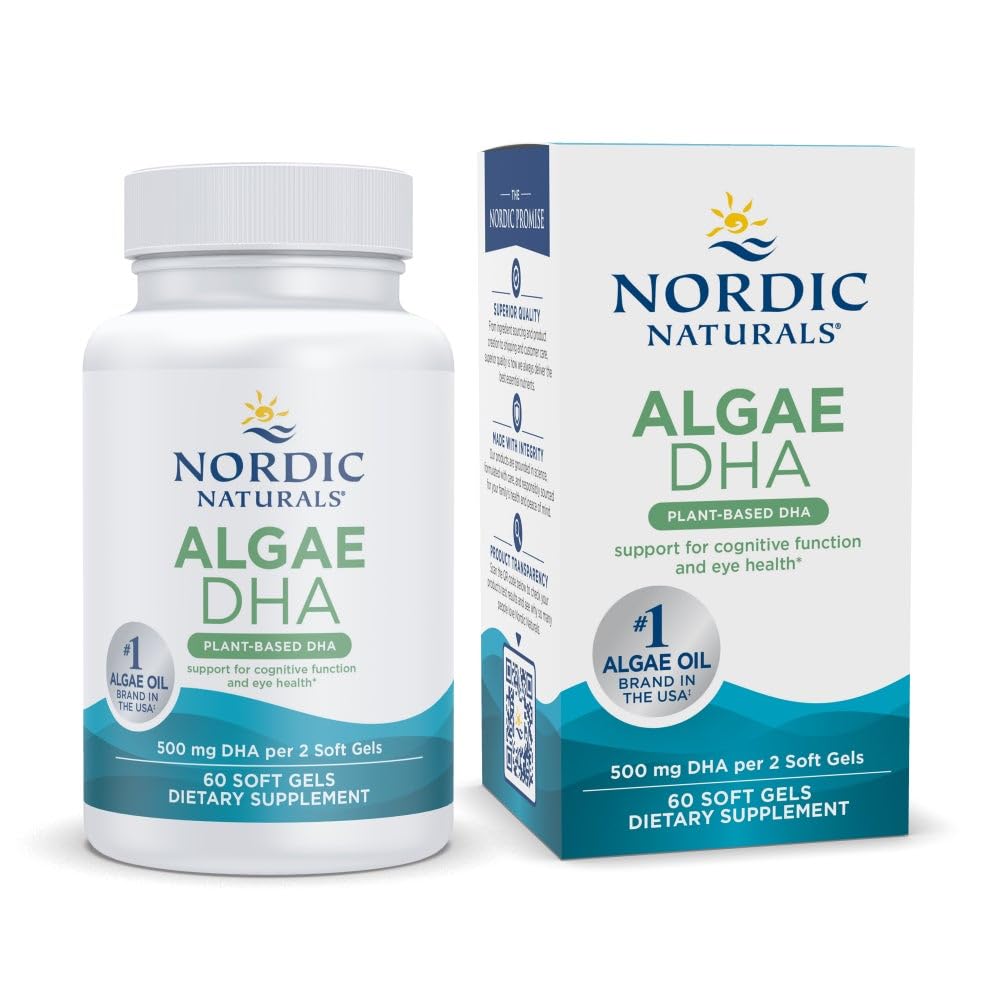 Nordic Naturals Algae DHA cápsulas blandas para uso diario
