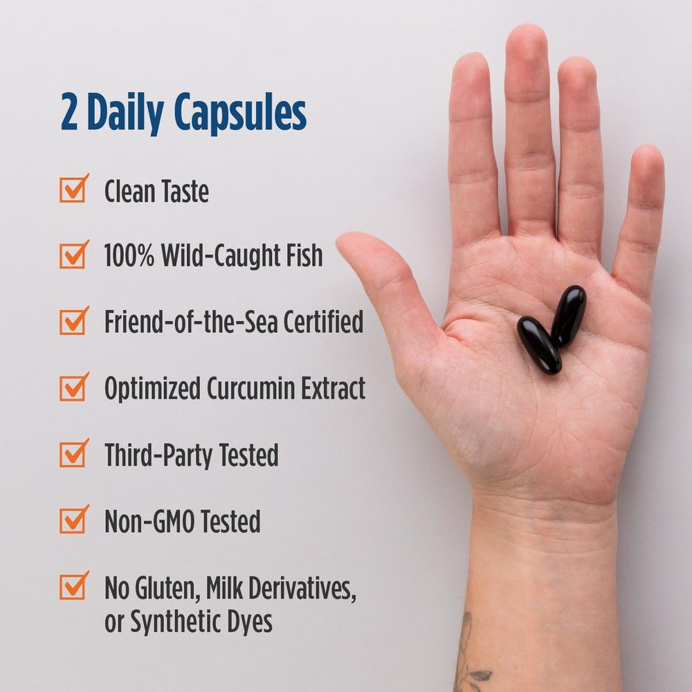 Nordic Naturals Apoyo Memoria Curcumina, mejor absorción y fórmula de alta biodisponibilidad