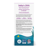 Etiqueta de Nordic Naturals Baby’s DHA destaca pureza y no-OGM