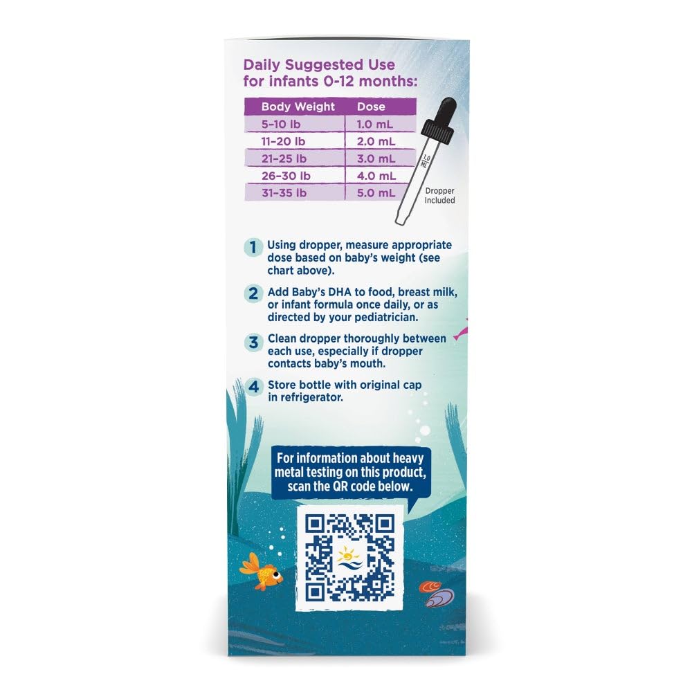 Gotas con Vitamina D3 de Nordic Naturals Baby’s DHA para soporte óseo diario