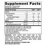 Botella Nordic Naturals DHA para niños, sabor pasion-fruta, fácil dosis diaria.