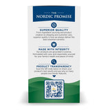 Frente de la botella Nordic Naturals Apoyo de Colesterol, sabor limón.