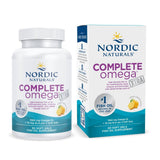 Nordic Naturals Complete Omega Xtra: botella con limón, sabor cítrico para tomar diariamente.