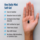 Etiqueta posterior de Nordic Naturals CoQ10 Ubiquinol Sport con información