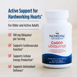 Nordic Naturals CoQ10 Ubiquinol etiqueta de pureza y pruebas de terceros