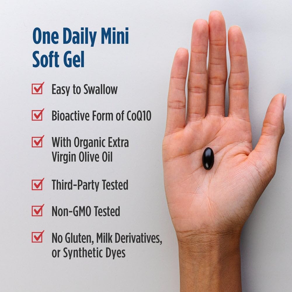 Nordic Naturals CoQ10 Ubiquinol frasco práctico para adultos 40+