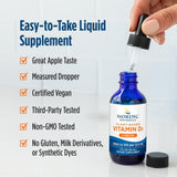 Opción vegana de Nordic Naturals D3 en formato líquido para veganos.